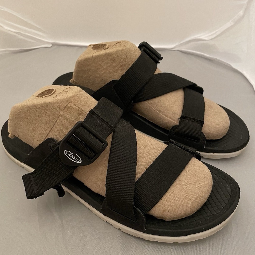 CHACO Lowdown Slide Sandals Outdoors Comfort Black Size Womens 8 , JCH107854